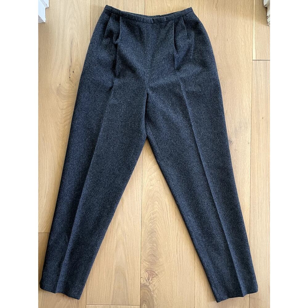 Vintage J. Crew Cashmere Wool Blend Trousers Size 6